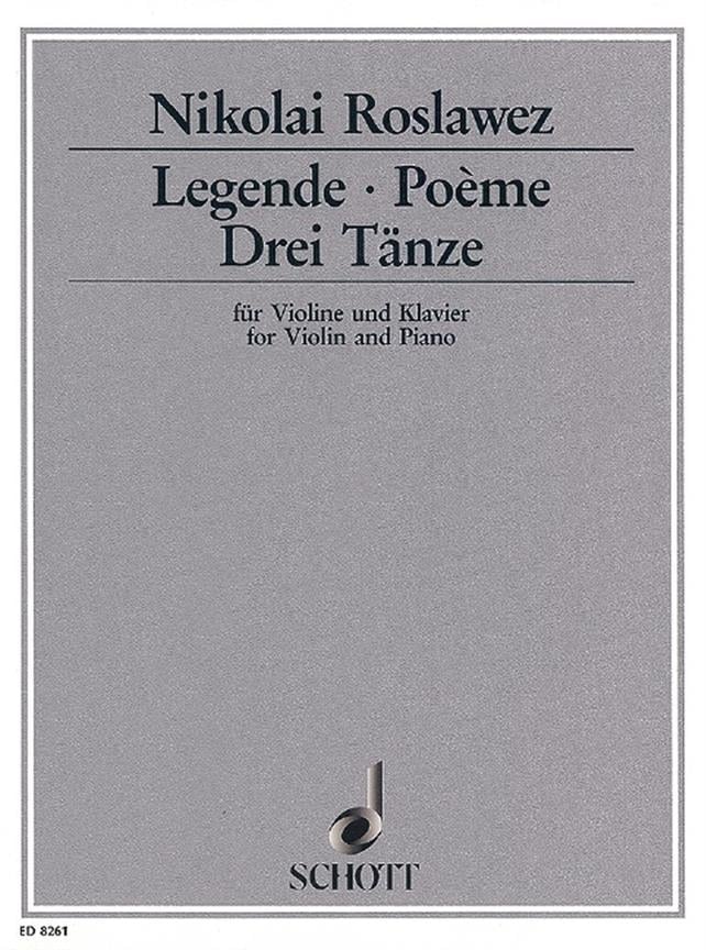 Legende / Poème / Drei Tanze